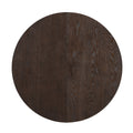 Modern 5 Piece Extendable Round Dining Table Set With 16.2Inch Removable Leaf For Small Places, Espresso Gray Wood Dining Room Solid Wood Rubberwood Round Dining Table With Chair Upholstered Chair Wood Espresso Seats 4 Removable Leaf Contemporary Round