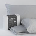 Bamboo Cotton Sheets Soft And Smooth With Viscose From Bamboo Light Grey Full Light Gray Cotton