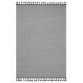 Naar Guros Collection 6X9 White Ivory Medallion Indoor Outdoor Area Rug White Polypropylene