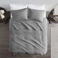 2 Piece Quilt Set Grey Twin Twin Xl Twin Grey Cotton
