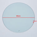 Tempered Clear Glass Top,60Cm Clear Glass