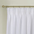 Newport Blackout Curtains For Bedroom, Linen Curtains For Living Room, Window Curtains, Room Darkening Curtains 96 Inches Long, White White Linen
