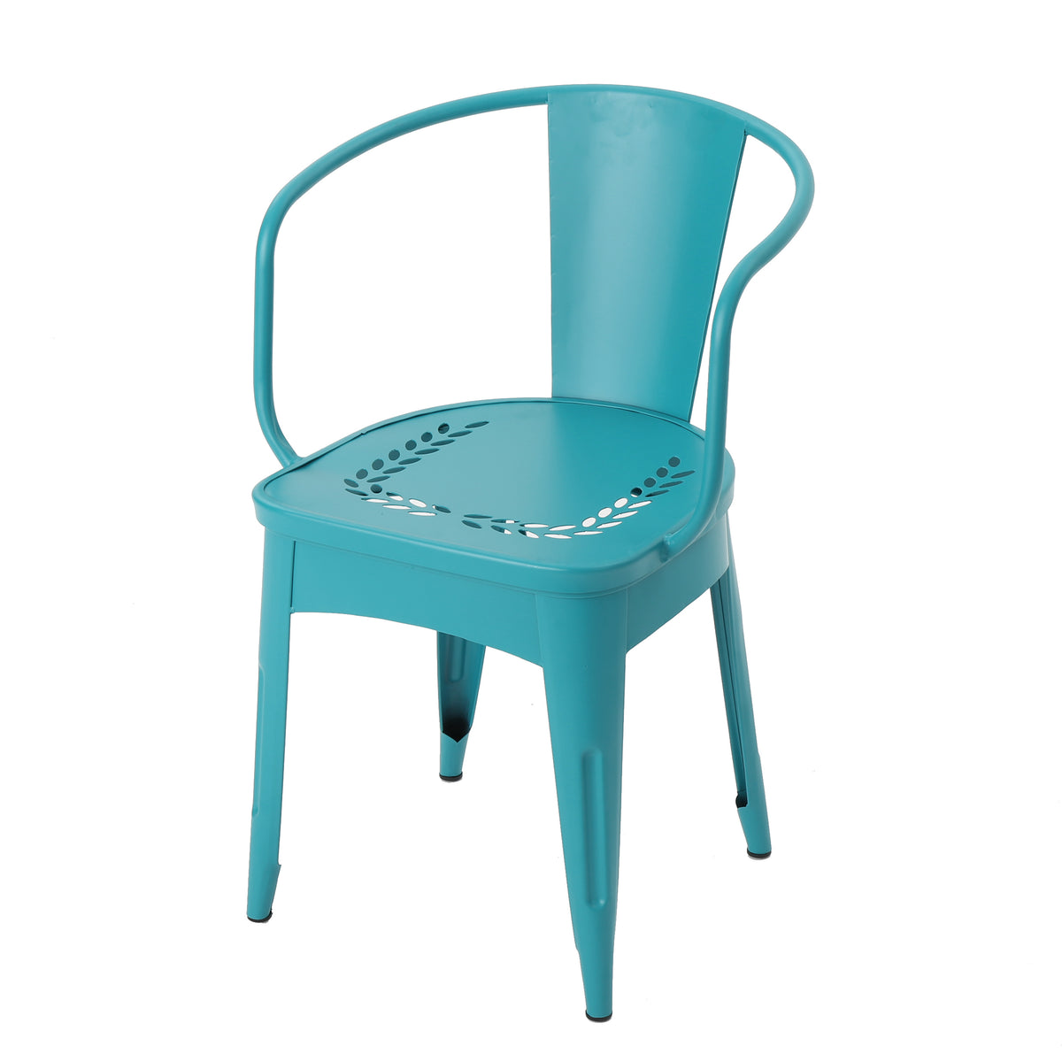 Lourdes 3 Pc Kd Metal Set Teal Iron