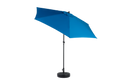 9Ft Outdoor Patio Umbrella Outdoor Table Umbrella With Push Button Tilt And Crank, Market Umbrella 6 Sturdy Ribsdeck, Backyard, Pool Base Not Included Dark Blue Dark Blue Garden & Outdoor Steel