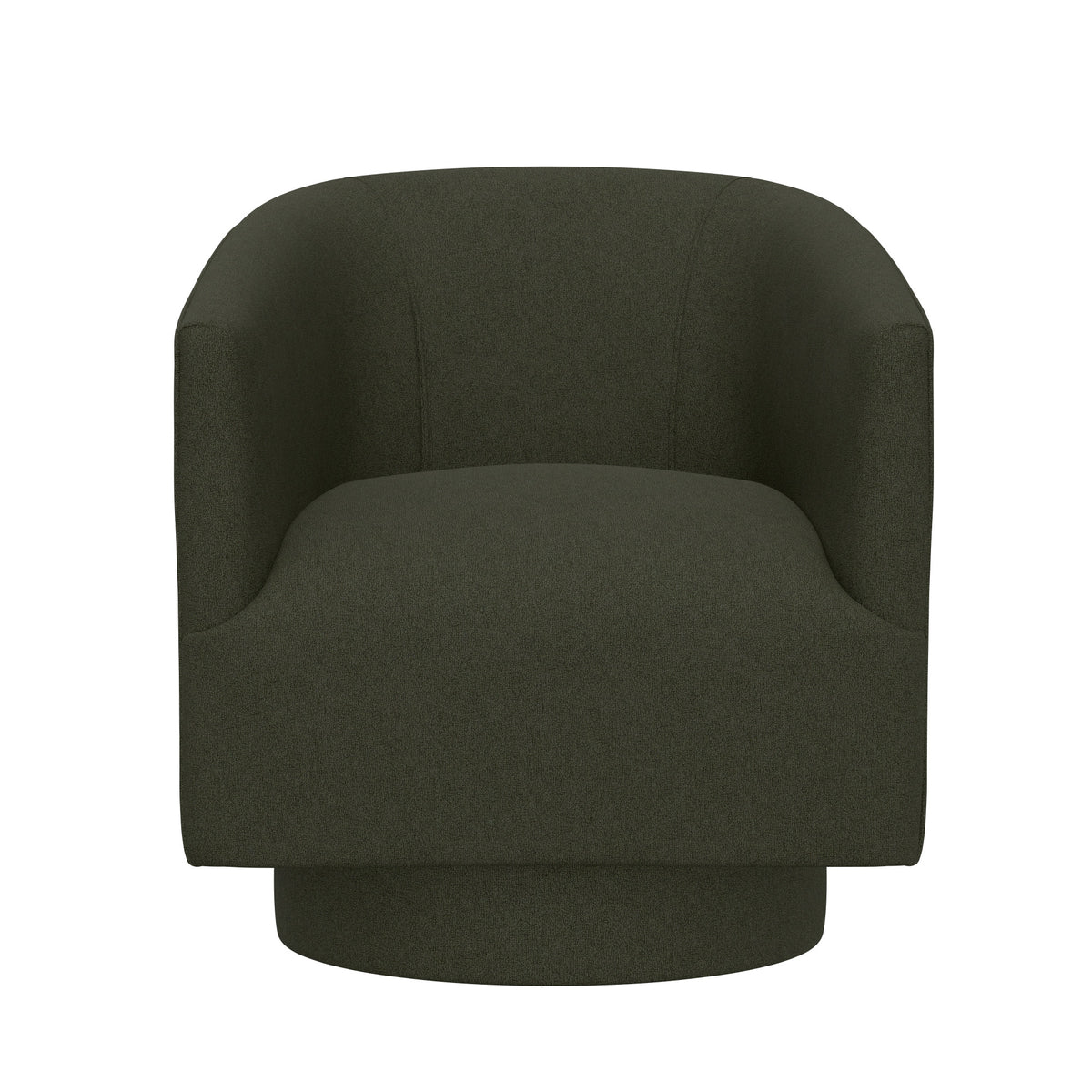 Bralin Green Swivel Accent Chair Green Foam Engineered Wood