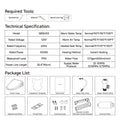 Smart Bidet Toilet Seat With Side Knob Adjustable Heated Seat With Water Temperature And Pressure Adjustment Portable Bidet With Automatic Nozzle Cleaning White Plastic