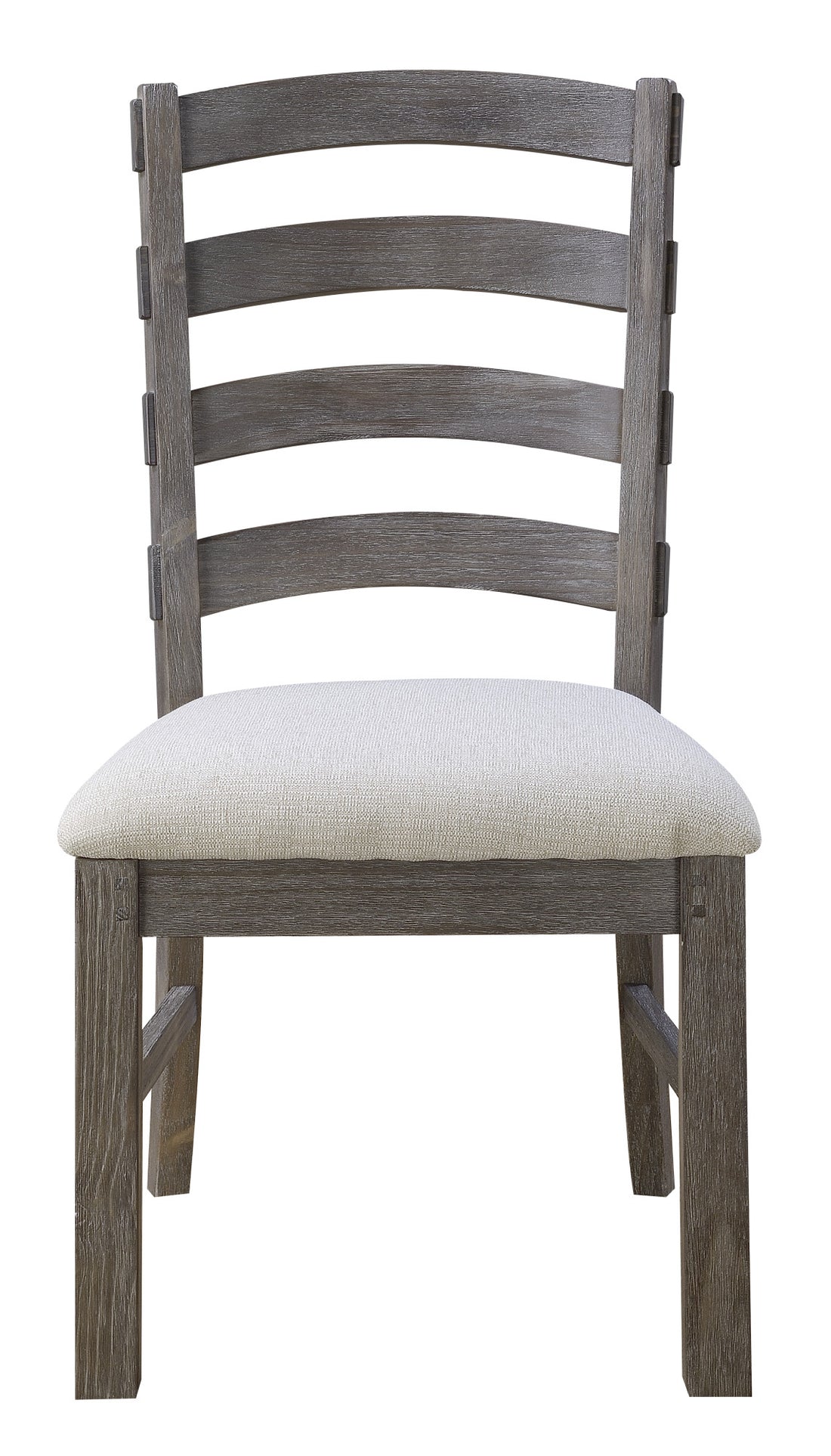 Rusti Brown Upholstered Dining Chairs, Set Of 2 Brown Solid Wood