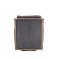 Coolmore Corduroy Swivel Barrel Chair, Comfy Accent Sofa Chair For Living Room, 360 Degree Swivel Barrel Club Chair, Leisure Arm Chair For Nursery, Hotel, Bedroom, Office, Lounge Dark Gray Dark Gray Primary Living Space Foam Corduroy