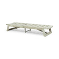 Maki Chaise Lounge Grey Metal & Wood