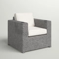 Fully Assembled Patio Chair With Cushions Yes Sectional Grey Rust Resistant Frame Stain Resistant Cushions Garden & Outdoor Modern Sofa Seating Groups Foam Wicker