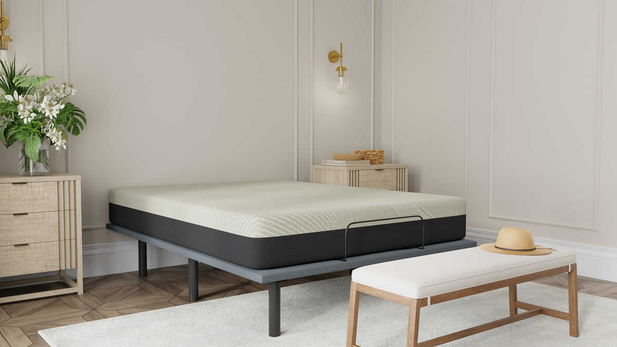 Gel Comfort 12" Twin Soft Mattress Black Gray Foam Twin