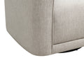 Brella Tan Swivel Accent Chair Tan Foam Engineered Wood