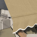 Outsunny Manual Retractable Awning, 118