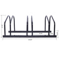 3 Bikes Floor Bike Stand, Bike Parking Rack Garage Bike Storage Stand Indoor Outdoor 22 28