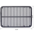 Oval Cast Iron Grill Outdoor, Portable Charcoal Grill And Tabletop Cast Iron Set 100% Cast Iron, Enameled, Durable, Small Charcoal Grill, Camping Stove, Hibachi Grill Black Iron