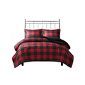 Faux Wool To Faux Fur Down Alternative Comforter Set King Multicolor Polyester