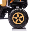 24V Xxxl Kids Ride On Utv W Parents Remote Control,Two Seater,Automatic Tipping Bucket,Rear Wheel Suspension,Slow Start,Portable Handle,Safety Belt,Led Light,Usb,Mp3,Bluetooth,Horn For Kids Aged 3 8. Black 50 99 Lbs Polypropylene