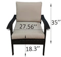 Outdoor Patio Lounge Chairs Rattan Wicker Patio Chaise Lounges Chair Patio Lounger Furniture With 5 Level Adjustable Backrest & Removable Cushioned Seating For Garden Poolside Patio Pool Beach Lounge Brown Rattan