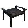 Outdoor Patio Lounge Chairs Rattan Wicker Patio Chaise Lounges Chair Patio Lounger Furniture With 5 Level Adjustable Backrest & Removable Cushioned Seating For Garden Poolside Patio Pool Beach Lounge Brown Rattan