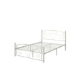 Full Metal Bed Full White Metal