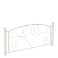 Full Metal Bed Full White Metal