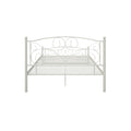 Full Metal Bed Full White Metal