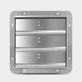 20 Inch Shutter Exhaust Fan Aluminum, High Speed 1190 Rpm, 3368 Cfm Silver Aluminium