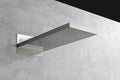 Shower System,Waterfall Rainfall Shower Head With Handheld, Shower Faucet Set For Bathroom Wall Mounted Brushed Nickel Brass