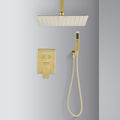 Ceiling Mounted Shower System Combo Set With Handheld And 10
