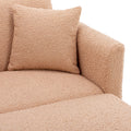 Coolmore Fashionable And Classic Style Chaise Lounge Chair Accent Chair For Living Room, Bedroom Camel Teddy Camel Teddy Foam Teddy