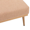 Coolmore Fashionable And Classic Style Chaise Lounge Chair Accent Chair For Living Room, Bedroom Camel Teddy Camel Teddy Foam Teddy