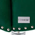Coomoreleisure Concubine Sofa With Acrylic Feet Emerald Velvet