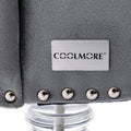 Coomoreleisure Concubine Sofa With Acrylic Feet Silver Velvet