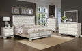 Madison Upholstery Dresser Made With Wood In Beige Color Beige Drawer 5 Drawers & Above Bedroom Contemporary,Modern Solid Wood Mdf Wood