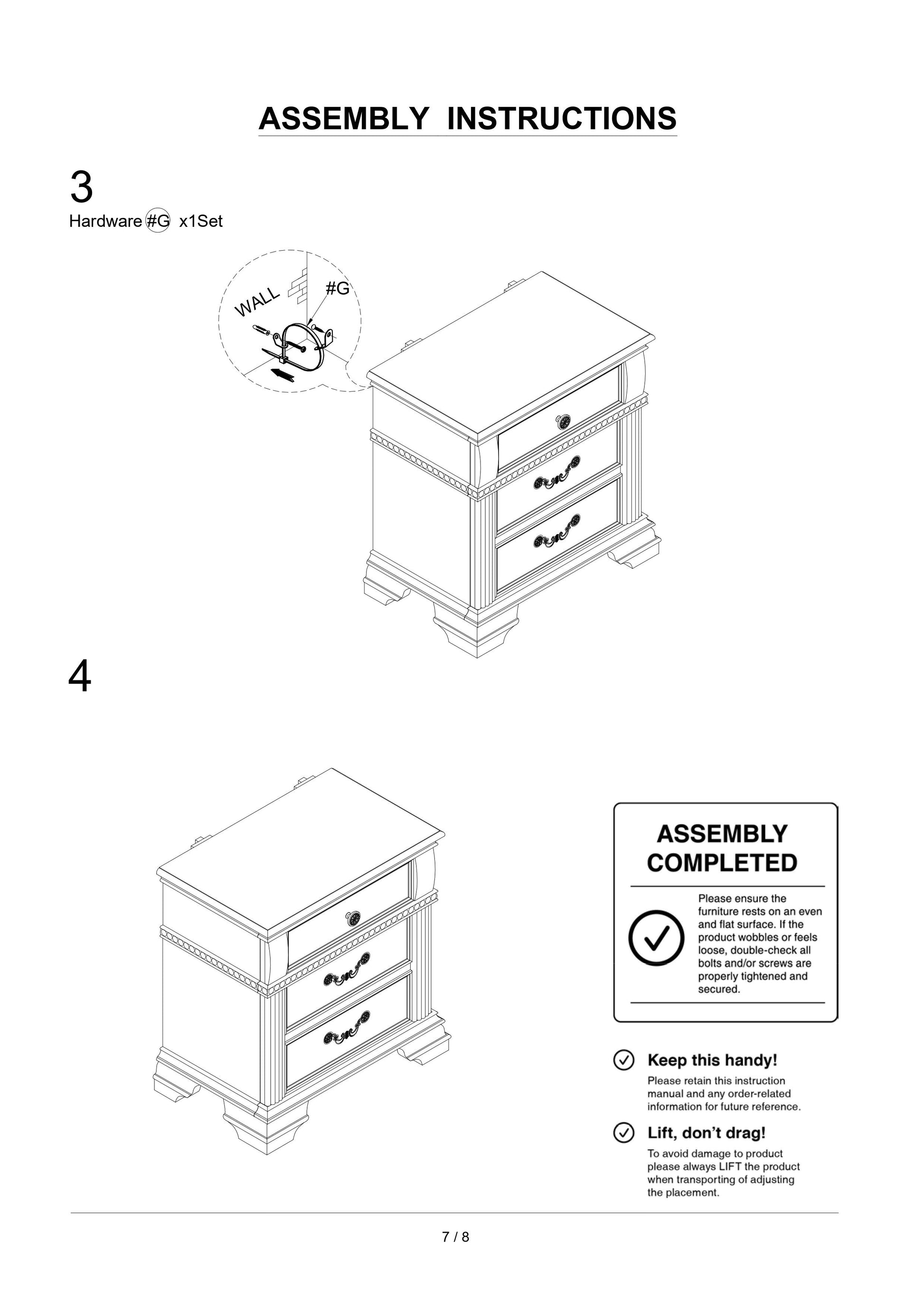 Gray Color Nightstand Bedroom 1Pc Nightstand Solid Wood Satin Knickel Knobs And Pulls Gray Gray 3 Drawers Bedroom Bedside Cabinet American Traditional,Classic,Traditional Rubberwood Usb Port Antique Solid Wood