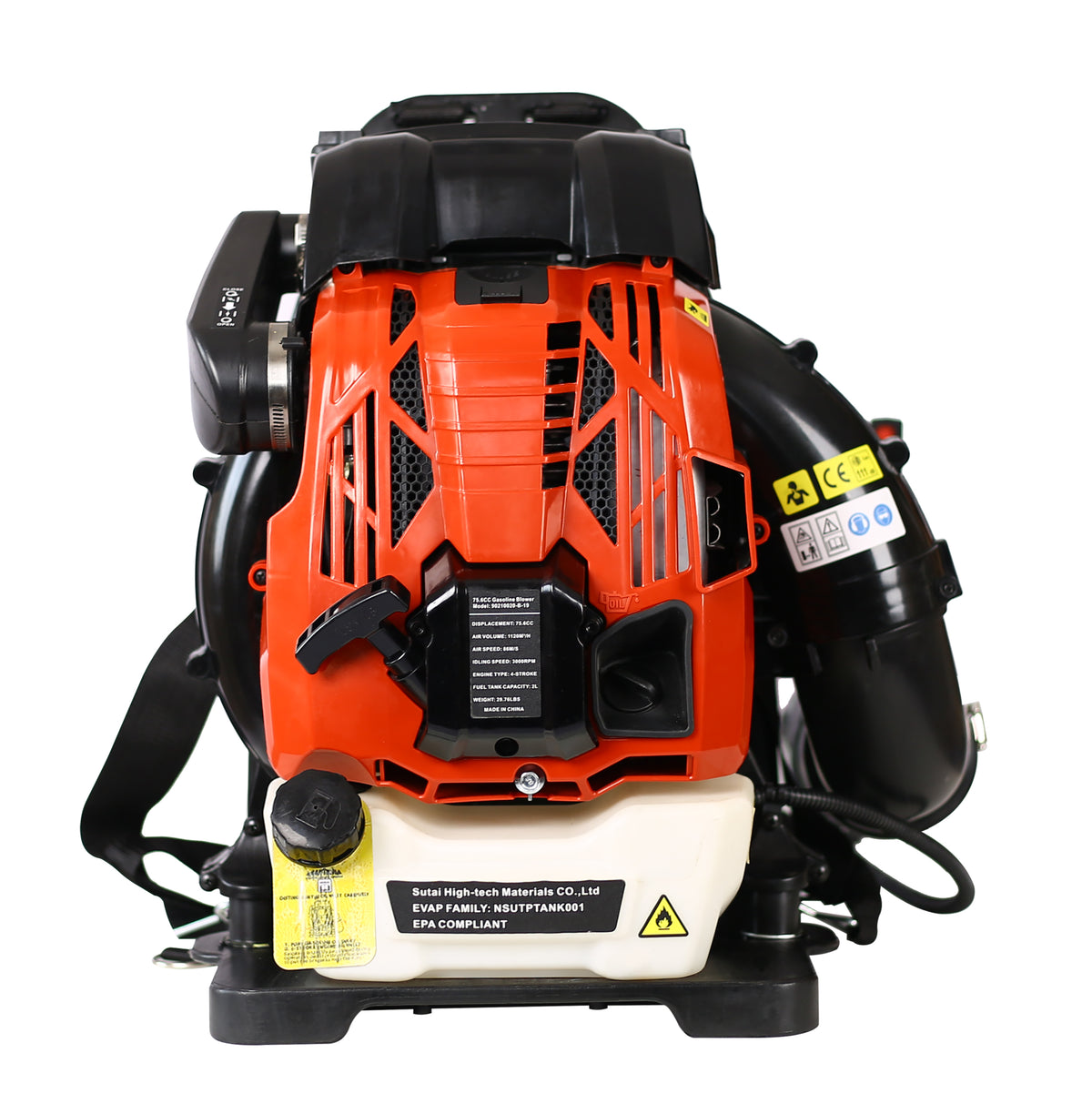 76Cc 4 Stroke Gasoline Blower Epa Compliant Red Plastic