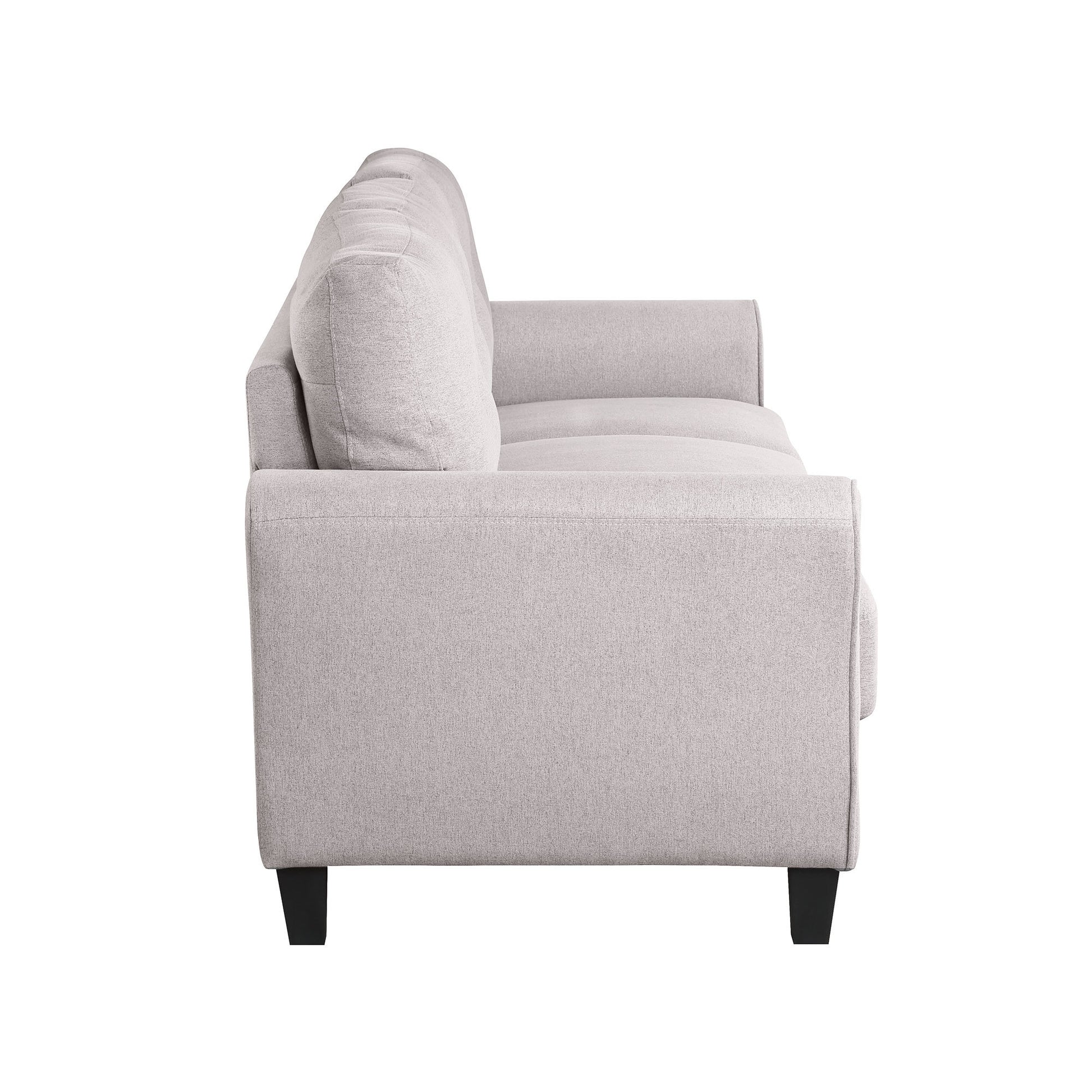 79.9" Modern Living Room Sofa Linen Upholstered Couch Furniture For Home Or Office ,Light Grey, 3 Seat,Old Sku:Wf288519Aar Light Grey Foam Linen 3 Seat