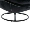 Accent Chair Tv Chair Living Room Chair With Ottoman Black Black Foam Upholstered