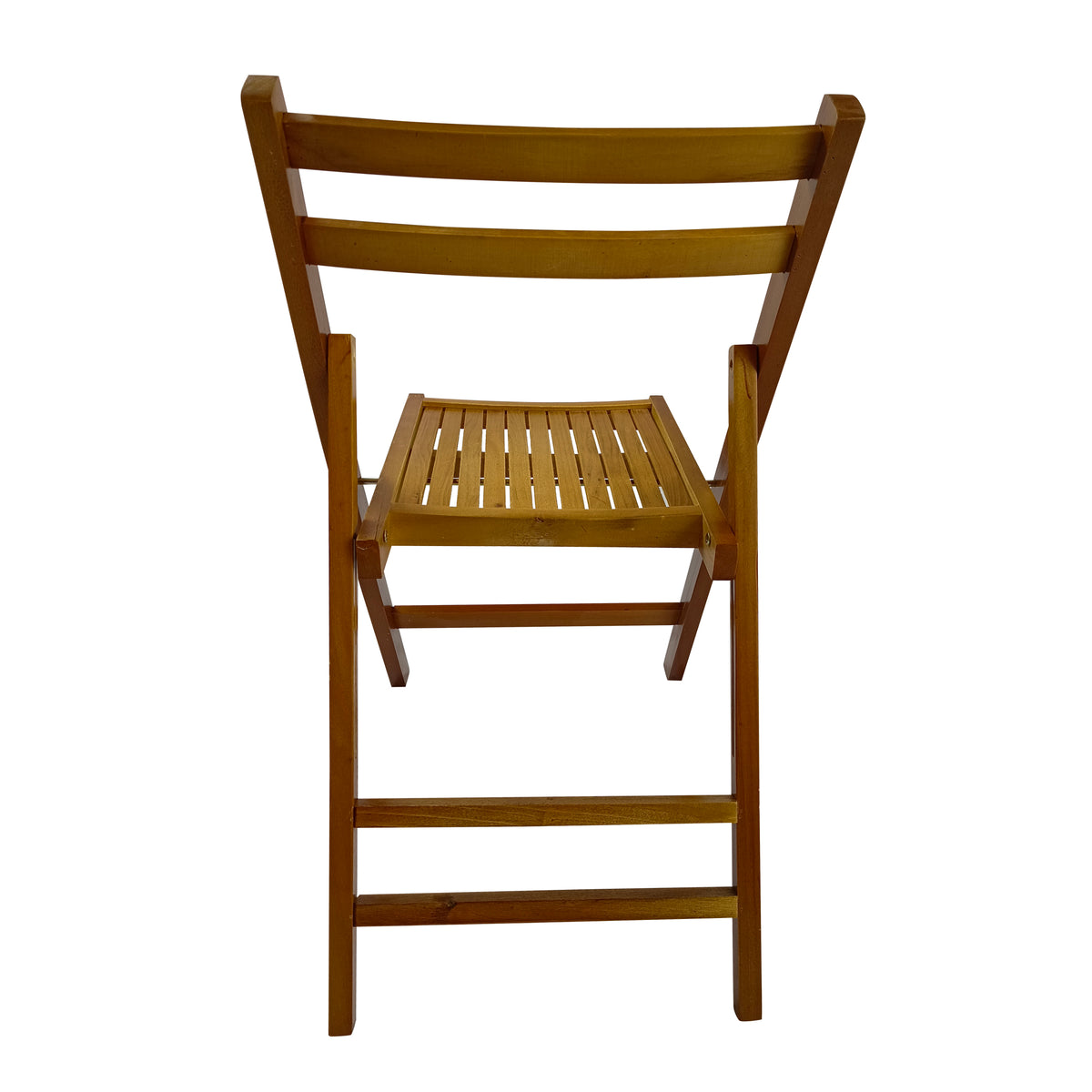 Furniture Slatted Wood Folding Special Event Chair Honey Color, Set Of 4, Folding Chair, Foldable Style Teak Solid Wood