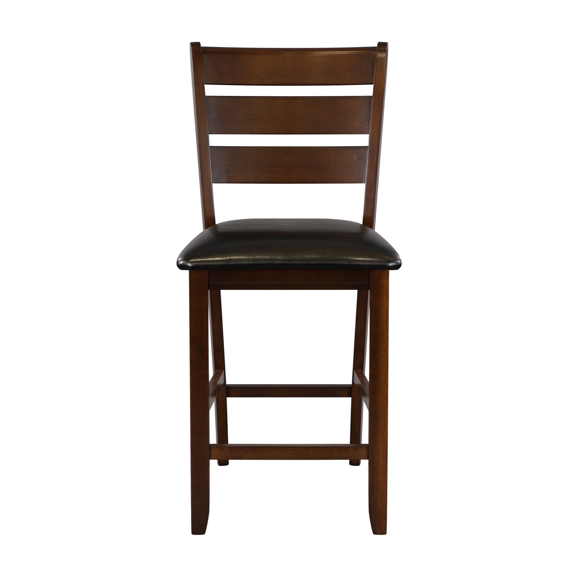 Contemporary Dining 5Pc Set Counter Height Table W Self Storing Extension Leaf And 4X Counter Height Chairs Dark Oak Finish Dining Room Furniture Wood Wood Oak Ladder Back Seats 4 Wood Dining Room Butterfly Leaf Extendable Contemporary Dining Table With