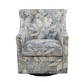 Alana Swivel Glider Chair Multicolor Solid Wood