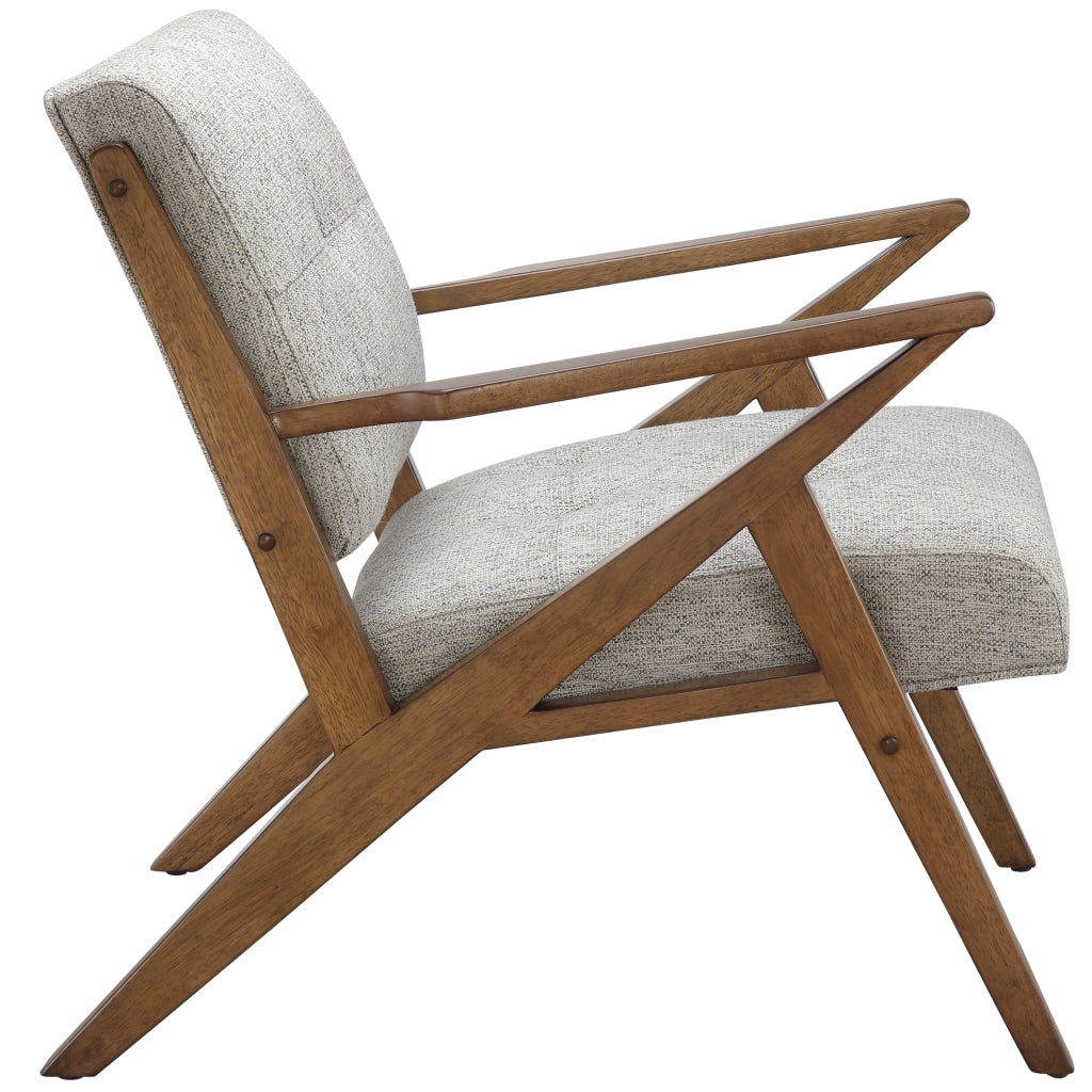 Lounge Chair Light Grey Polyester