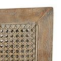 Cane Armchair Cream Reclaimed Natural Polyester