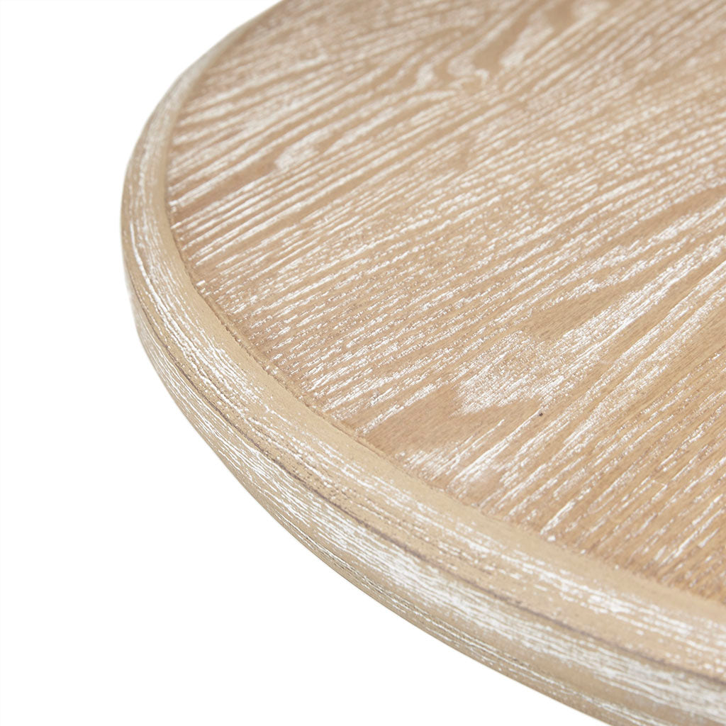 Fatima Accent Table Natural Solid Wood