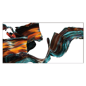 Oppidan Home "Abstract Ribbon" Acrylic Wall Art 32"H X 48"W Multicolor Acrylic