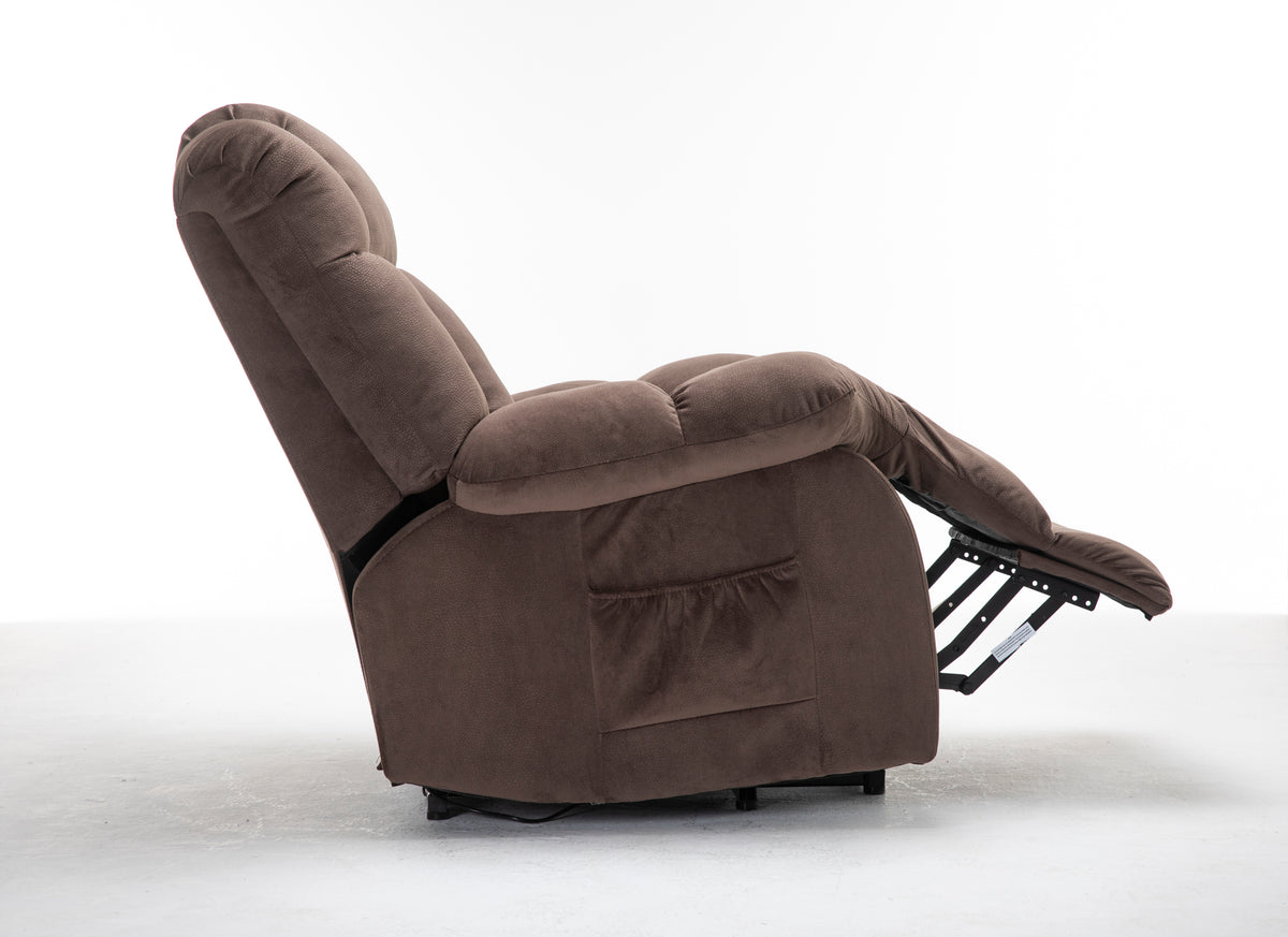 Power Lift Recliner Chair For Elderly Heavy Duty And Safety Motion Reclining Mechanism Fabric Sofa Living Room Chair Coffee Fabric