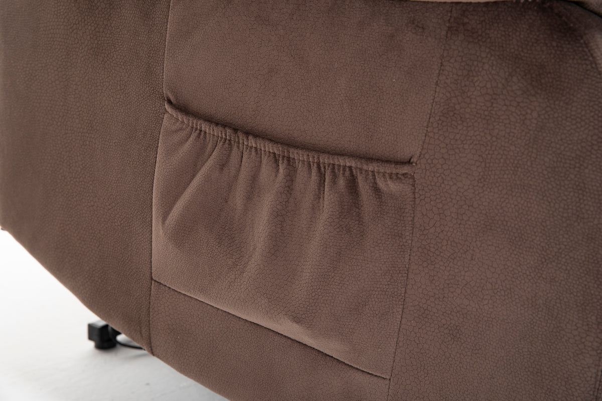 Power Lift Recliner Chair For Elderly Heavy Duty And Safety Motion Reclining Mechanism Fabric Sofa Living Room Chair Coffee Fabric