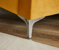 Gold Velvet Curved Sofa Gold Velvet