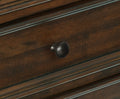 Classic Bedroom Brown Finish 1Pc Chest Of Drawers Mango Veneer Wood Transitional Furniture Brown Bedroom Classic,Transitional Wood