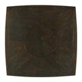 Dark Brown Finish Counter Height Table 1Pc Functional Lazy Susan And Display Shelf Dining Furniture Dark Brown Dining Room Wood
